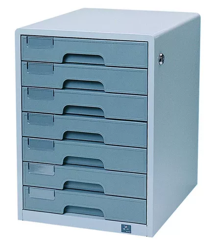 Файл -шкаф в офисе Geeli 9703 Информация на рабочем столе Сортировка шкафа для хранения металлические ящики для оболочки 7 -слойной замок