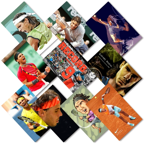 Crystal Card Card Card в Rafael Nadal Imported Pet Bus Card Stickers Card Card Starker