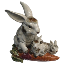 Каменный залив керамический мальчик Панберлин Печать процесс Подарки Животные Зодиак Домашние украшения Кролик брови