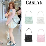 Модное мусорное ведро, сумка на одно плечо, сумка для путешествий, сумка подмышку, Южная Корея, с вышивкой