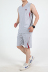 Cộng với phân bón XL bông lỏng vest nam giản dị không tay thể dục bóng rổ phù hợp với mùa hè mỏng thể thao phù hợp với Áo vest cotton
