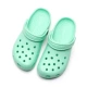 Mùa Hè Mới Croc Giày Xăng Đan Nữ Trắng Y Tá Giày 40 Size Lớn Bao Đầu Dép Đi Biển 41-42-43 Kích Cỡ giày quai hậu nữ đep quai ngang