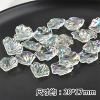 14# маленький прозрачный красочный цветок [1 шт.]