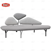 Yayi Fan tùy chỉnh hiện đại cá tính mô hình đồ nội thất khách sạn mô hình phòng tiếp tân đàm phán phong cách ghế sofa - Đồ nội thất thiết kế