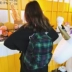 Ramen bóng 2018 Nhật Bản ba lô Harajuku nữ giản dị lưới hoang dã retro ba lô len sinh viên balo thời trang Ba lô