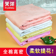 Satin vải quilt cover mảnh duy nhất quilt cover jacquard quilt cover hồng quilt cover quilt cover quilt cover