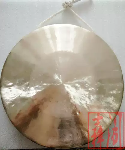 Hebei Huailai Gong Factory Gongxian 205 Tiger Gongs Профессиональный медный музыкальный гонг 33,5 см