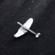 Kích thước retro máy bay trâm nam phù hợp với cổ áo pin cổ áo khóa Hàn Quốc đôi vợ chồng huy hiệu nữ áo len pin corsage - Trâm cài
