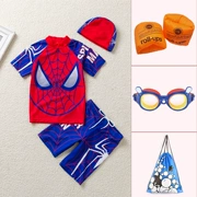 Áo Tắm trẻ em Trai Chia Boxer Vừa và Nhỏ Trẻ Em của Thủy Triều Phim Hoạt Hình Spider-Man Boy Spa Kem Chống Nắng Bơi Phù Hợp Với Han