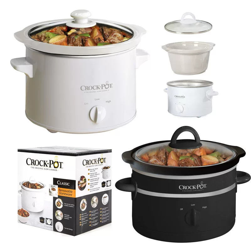 Покупка 100% британская импортированная CROCK-POT SCCPQK5025B керамическая медленная варка, тушеное блюдо, казан 2.4 л, spot