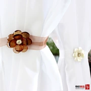 Hàn Quốc rèm nam châm từ tính màn dây đai khóa đa chức năng rèm phụ kiện màn tie hoa rèm Clip - Phụ kiện rèm cửa