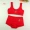 2019 SpongeBob Nữ Đồ lót màu đỏ Cô gái Thời kỳ phát triển Vest Bra Quần Set Big Child Teen 12 tuổi