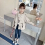 Áo khoác nữ mùa xuân 2019 mới cho bé Hàn Quốc xuân hè dày dặn áo dạ trẻ em nữ đẹp