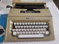 Старомодная металлическая механическая ретро клавиатура, английский, ностальгия, подарок на день рождения