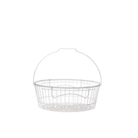 D92-40 см шириной круглой корзины S-White