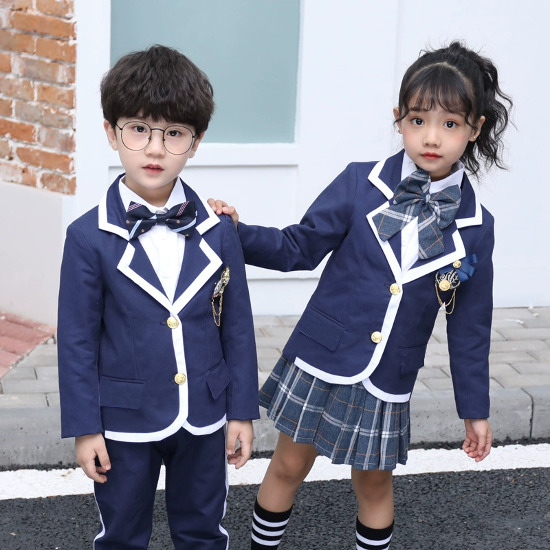 Bộ đồ cotton trẻ em phù hợp với cặp đôi tình nhân tuổi trẻ với bạn với cùng một màn trình diễn nhiếp ảnh chụp ảnh hát đồng phục học sinh - Đồng phục trường học / tùy chỉnh thực hiện
