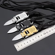 Mini đa năng móc khóa dao tự vệ Dao cầm tay dao mở thư dao dao trà trà ngoài trời - Công cụ Knift / công cụ đa mục đích