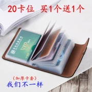 New gói thẻ nhỏ nam giới và phụ nữ phong cách Hàn Quốc phiên bản của nhỏ 20 vị trí thẻ dễ thương công suất nhỏ vài gói thẻ