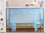 Ký túc xá sinh viên mã hóa trắng chống bụi muỗi net giường đơn bunk bed vuông top 1 m 1.2 M 1.5 mẫu mùng khung đẹp