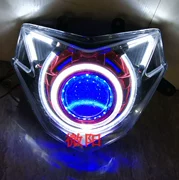 Áp dụng cho đèn pha 3 tốc độ IRX WISP RSZ ba thế hệ xe máy xenon đèn biến đổi q5 ống kính mắt thiên thần - Đèn HID xe máy
