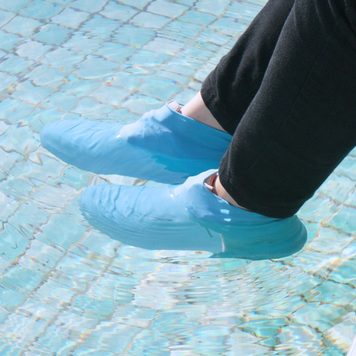 Нескользящие износостойкие бахилы, силикагелевые сапоги подходит для мужчин и женщин, обувь подходит для пеших прогулок