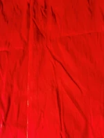 Индийская сырая шелковая ткань положительный красный составляет всего 3 метра в ширину и длиной 1,1 метра для одного метра.