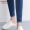 Mùa thu Hàn Quốc quần jeans cạp cao nữ chân dài màu đen cỡ lớn béo mm mỏng kéo dài quần bút chì chín điểm thời trang công sở hàn quốc