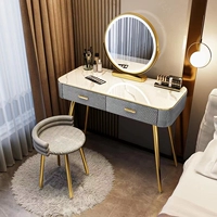 Скандинавский расширенный мраморный современный и минималистичный туалетный столик для спальни, изысканный стиль