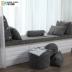 cửa sổ Bay sill đệm pad lanh custom-made dày mật độ cao bọt đệm sofa tùy thảm đệm tatami ban công - Ghế đệm / đệm Sofa ghế đệm ngồi Ghế đệm / đệm Sofa