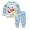 Bộ đồ lót trẻ em cho bé trai mùa thu quần áo ấm áp in đầy đủ xe đồ ngủ nhà dịch vụ cotton 2-7 tuổi