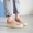 Giày đế bệt dạo phố sinh viên mềm mại, giày đế mềm, giày nữ trắng 2018 phiên bản mới của Hàn Quốc