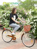 Phoenix, старомодный ретро велосипед с фарой для пожилых людей для школьников, 26 дюймов, 24 дюймов