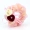 Phiên bản Hàn Quốc của hoa hồng crepe đầu trang sức hoa Phụ kiện tóc Hàn Quốc Nhật Bản và Hàn Quốc tóc vòng tóc dây thừng dây vải mũ - Phụ kiện tóc băng đô tai mèo