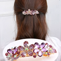 [Đặc biệt hàng ngày] clip hàng đầu clip lớn kẹp tóc rhinestone mùa xuân clip hoang dã tóc thẻ tóc qua clip tóc phụ kiện phiên bản kẹp tóc đính đá