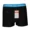 Rắn màu zip túi quần bơi nam boxer quần short mùa xuân nóng quần tắm màu xanh đậm bên đỏ - Nam bơi đầm quần bơi nam cao cấp