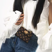 Hoa cũ nhỏ trẻ em nhỏ túi vuông cô gái trang trí túi với quần áo túi thẻ gói túi chìa khóa