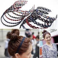 Аксессуар для волос, ободок, плетеные шпильки для волос, ткань, Южная Корея, простой и элегантный дизайн