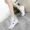Mùa xuân và mùa thu cao, giày vải trắng đế bằng cao dành cho nữ Sinh viên Hàn Quốc giầy mọi nữ