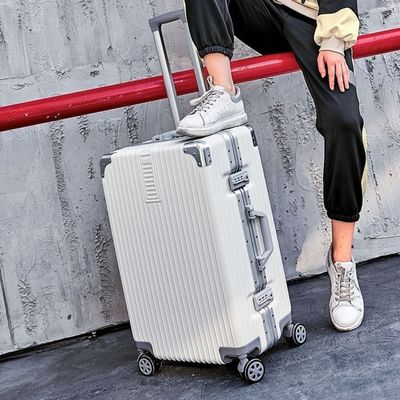 铝框行李箱学生万向轮旅行箱男女大容量小清新密码皮箱子24拉杆箱