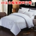 Khách sạn giường bán buôn chăn chín khách sạn sao ca rô trắng, một mảnh chăn quilt - Quilt Covers vỏ chăn everon Quilt Covers