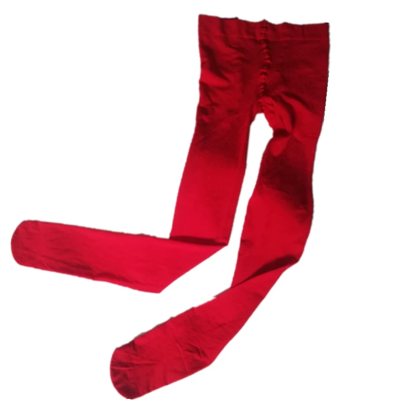 Sinh nhật Quần lót Cô dâu Hôn xà cạp 120D Vừa dày Thịt không thấm nước Stockings Lady Red Vớ - Xà cạp