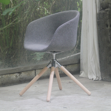 Стул 北欧实木椅 chair创意实木椅椅餐厅椅设计师椅咖啡厅椅头盔椅包邮 Shi Senma