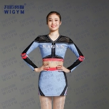 La La Fuck конкуренция за новый продукт стреляет в цветочную одежду индивидуальную танцевальную команду.