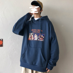 衛衣男寬鬆連帽秋冬款潮流ins百搭港風潮牌韓版春秋季套頭外套