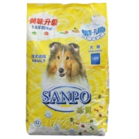 Jumbo các loại sữa bóng thịt bò thức ăn cho chó người lớn thức ăn cho chó 1.5kg jinmaosamoye con chó bông thức ăn chính thức ăn cho chó phốc