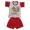 Quần áo trẻ em đặt phim hoạt hình vườn quần áo cotton áo phông mẫu giáo quần áo cotton tốt đồng phục lớp bán buôn tùy chỉnh in váy trẻ em
