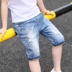 Quần áo trẻ em trai quần short mùa hè 2018 trẻ em mới của denim quần trẻ em lớn bảy điểm quần phần mỏng triều mùa hè Quần jean