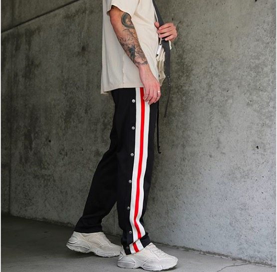 mnml tearaway track pants