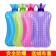 Грелка 注水热水袋防爆灌水暖宫颈椎暖手宝宝大可爱女暖水袋暖肚子送绒布