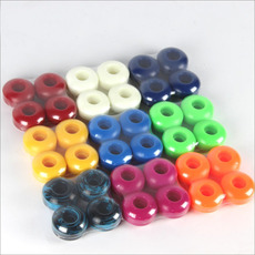 Самокат 滑板轮子 四轮滑板轮pu轮公路刷街双翘板动作轮 52x32mm套4个 Coolstep